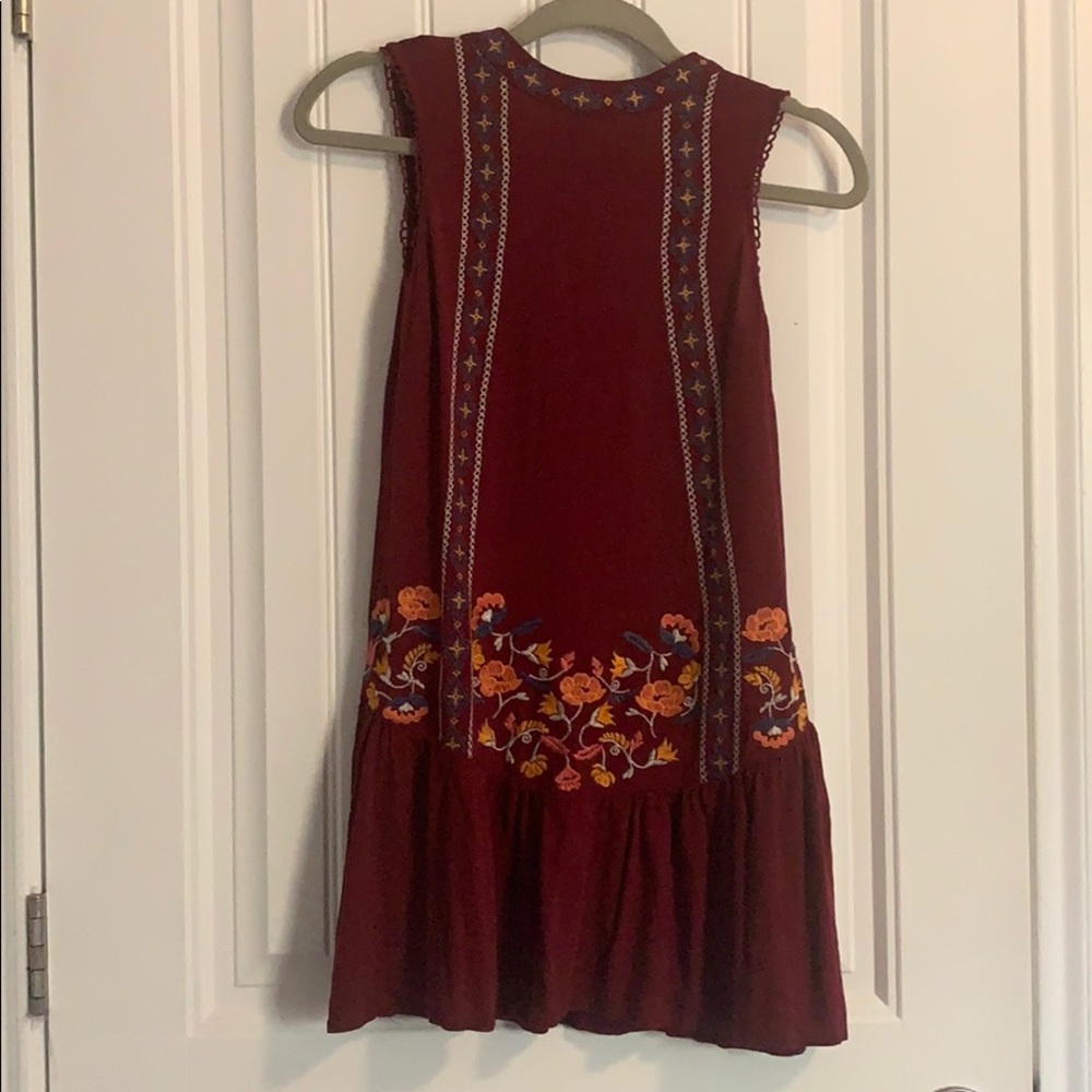Maroon sundress